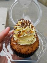 The Sticky Toffee Pudding cupcake at Cupackes by Charley in the city centre